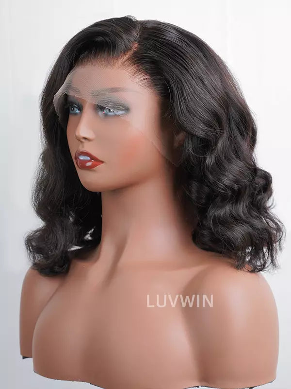 Luvwin 13x4 Loose Body Wave Pre Cut HD Lace Pre Plucked Hairline Glueless Wig
