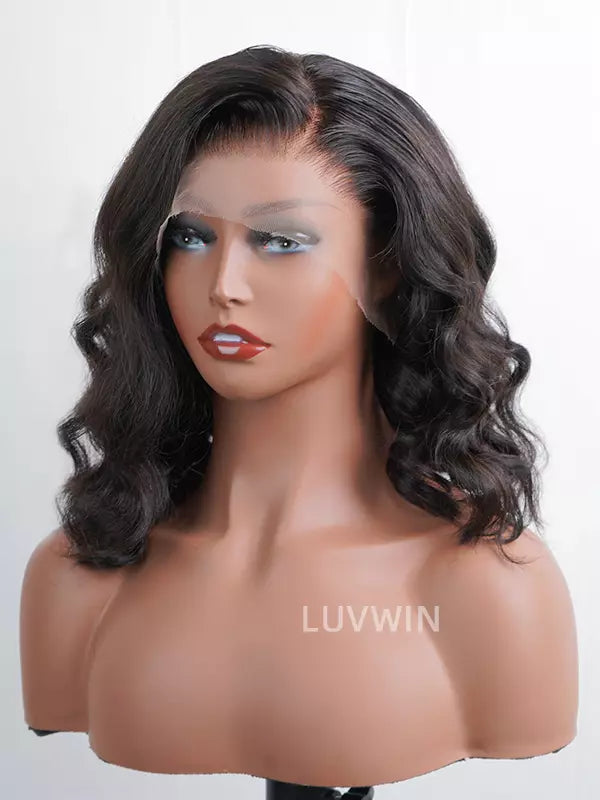 Luvwin 13x4 Loose Body Wave Pre Cut HD Lace Pre Plucked Hairline Glueless Wig