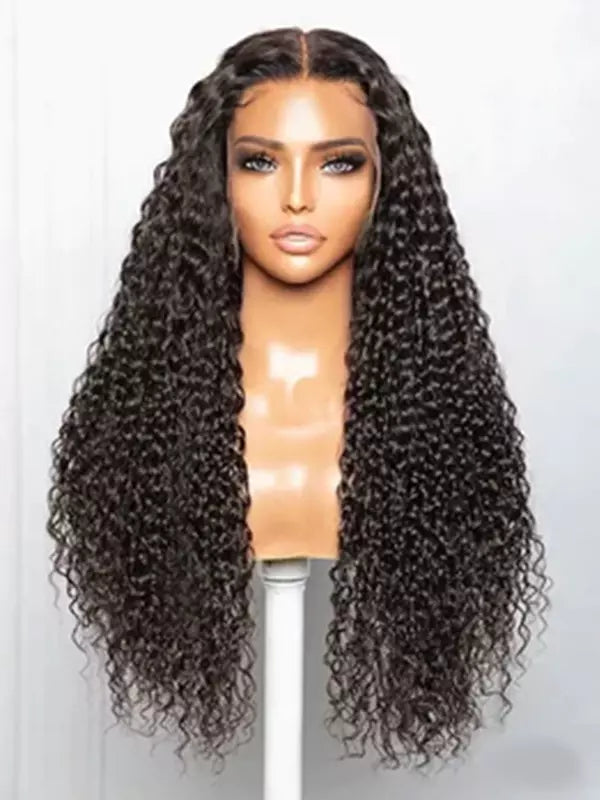 Luvwin 13x6 Deep Wave Perruque Haute Densité Lace Front HD Dentelle Cheveux Humains