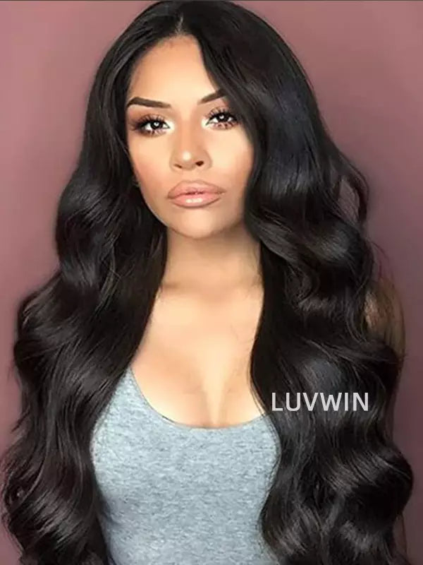 Luvwin 13x4 & 13x6 Français Cheveux Ondulés Suisse Hd Dentelle Cheveux Humains Pré-coupés