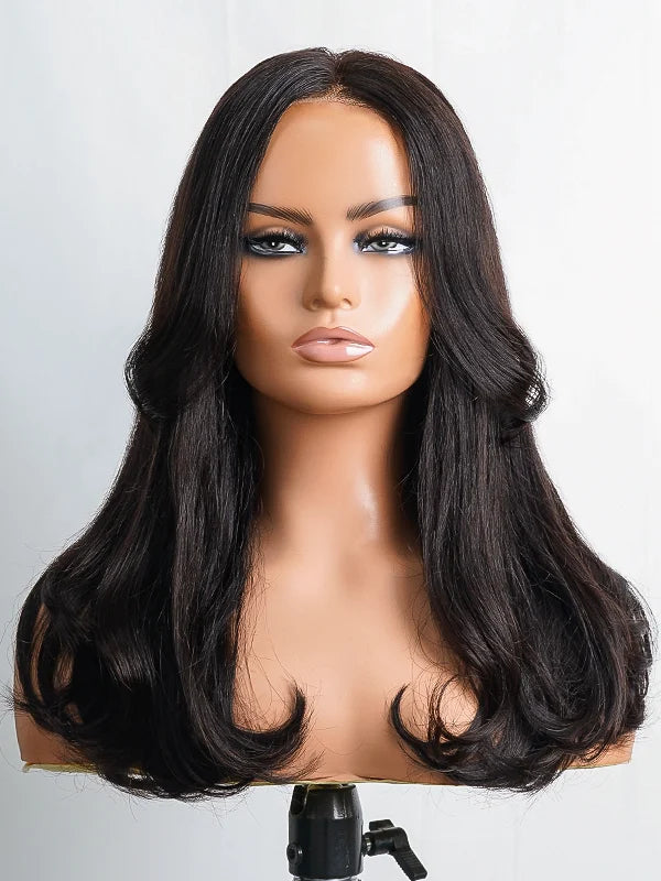 Luvwin Trendy Body Wave Layered Cut 13x4 Lace Frontal Glueless Wig