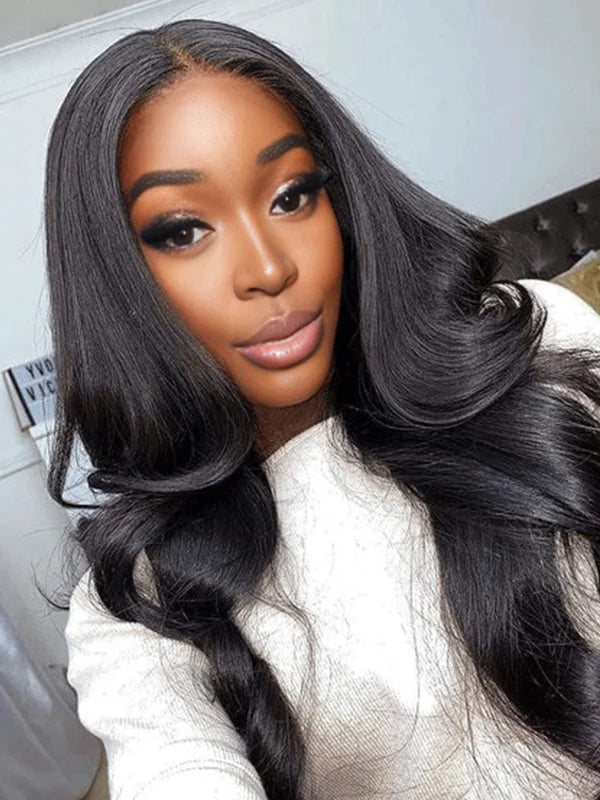 Luvwin Trendy Body Wave Layered Cut 13x4 Lace Frontal Glueless Wig
