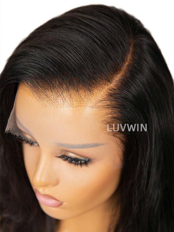 Luvwin Fashion Layered Side Part Bob Wig Natural Color Full Density