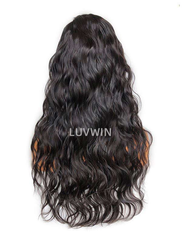 Luvwin Long Hair Wig Natural Wave Lace Frontal Wig Undetectable Realistic Hairline