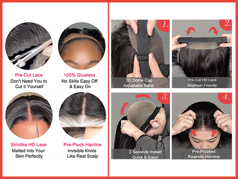 How to Put on a Wig: The Beginner’s Guide for a Natural Look | GUGU Hair 12 Avoid These 5 Common Errors When Wearing Lace Front Wigs