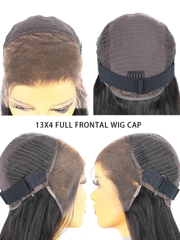 Luvwin Gorgeous Toffee Brown Highlight Body Wave Full Density 13x4 Pre-cut Lace Frontal Wig