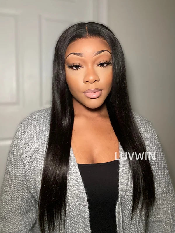 Luvwin 13x4 & 13x6 Undetectable HD Lace Pre-plucked Hairline Pre-cut Lace Wig Straight Hair