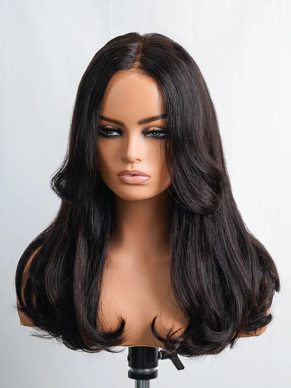 Luvwin Trendy Body Wave Layered Cut 13x4 Lace Frontal Glueless Wig
